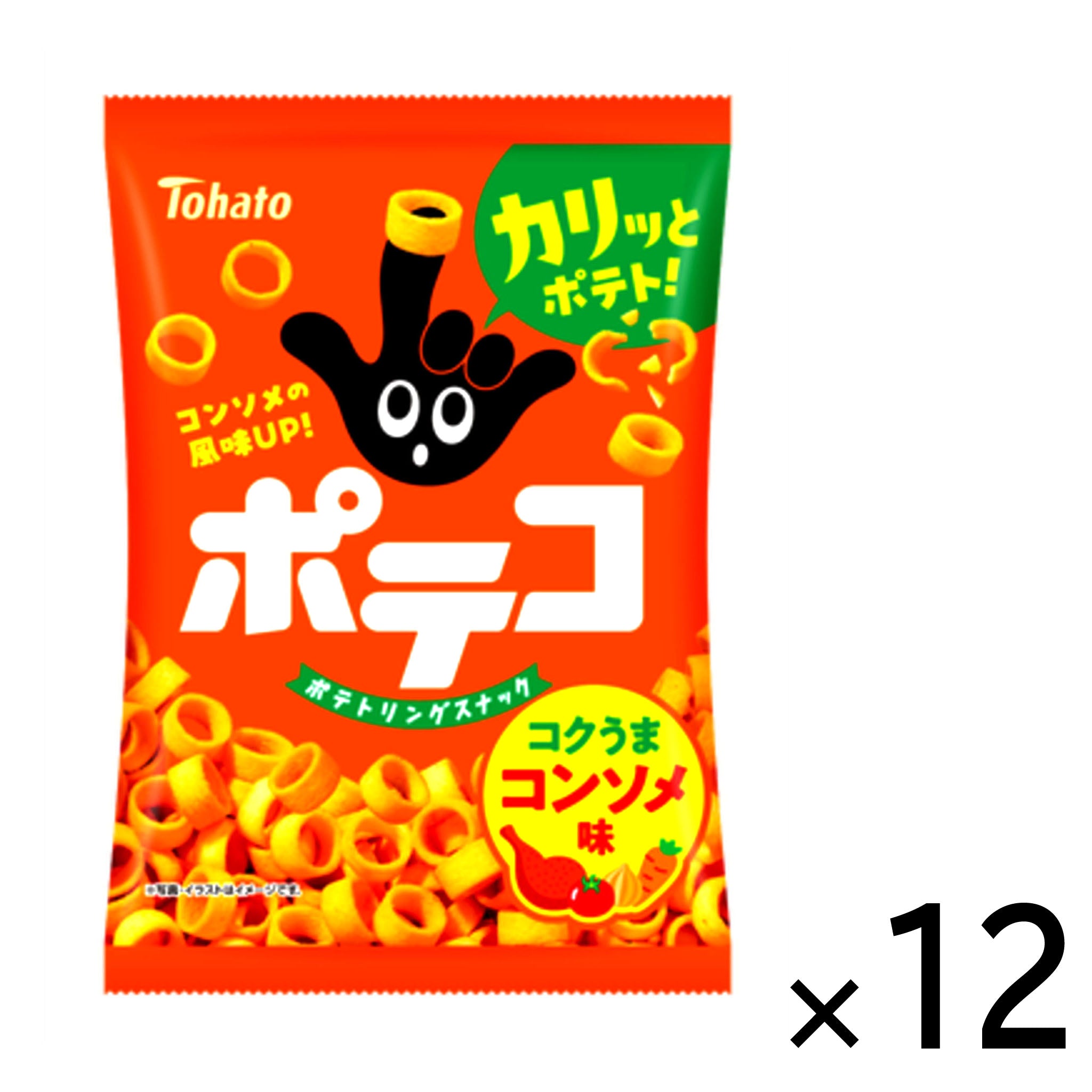 Tohato Poteco Consommé Flavor【12 Set】